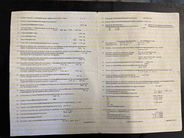 Audi a6 sedan vintage auto's > 15 - afbeelding 21 van  32