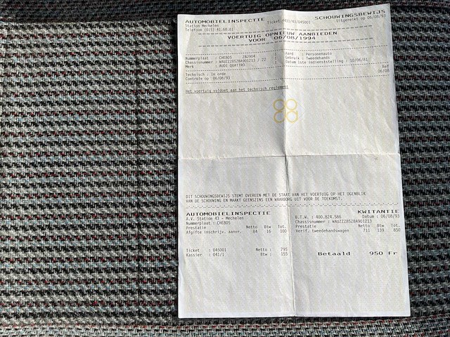 Audi quatro 85wr vintage auto's > 15 - afbeelding 46 van  50