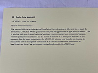 Audio pole multi 400 versterker - afbeelding 3 van  4