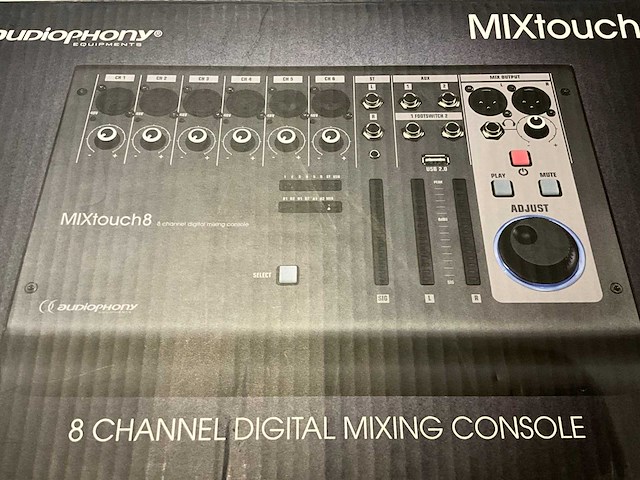Audiophony mixtouch8 digitale mengtafel - afbeelding 1 van  5