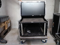 Audiosonic scherm in flightcase - afbeelding 1 van  5