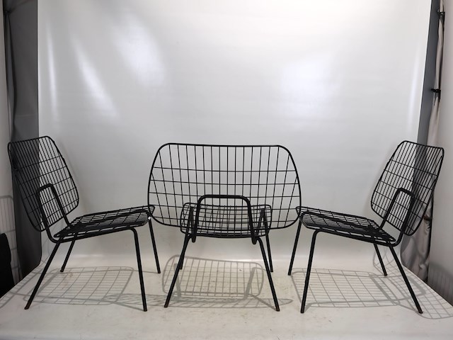 Audo copenhagen wm string lounge chair (x3) - afbeelding 9 van  12