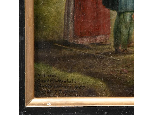 Auguste gaudry-vanhul (1781-1863), 'our lady of la salette', 1857, oil on canvas, 95 x 74 cm. (37.39 x 29.12 in.), frame: 102 x 81 cm. (40.15 x 31.89 in.) - afbeelding 4 van  7