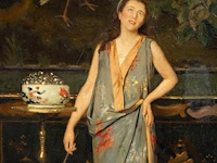 Auguste serrure (1825-1903), lady wearing a kimono in an interior, oil on canvas 80 x 45 cm. (31 1/2 x 17.71 in.), frame: 108 x 69 cm. (42.52 x 27.17 in.) - afbeelding 5 van  6
