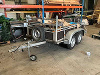 Auman dubbel-as ongeremde aanhangwagen - afbeelding 1 van  6