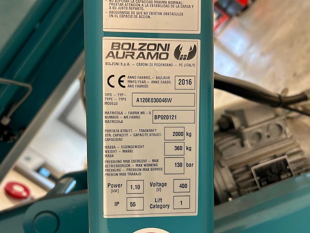 Auramo bolzoni - overige liften - afbeelding 8 van  10