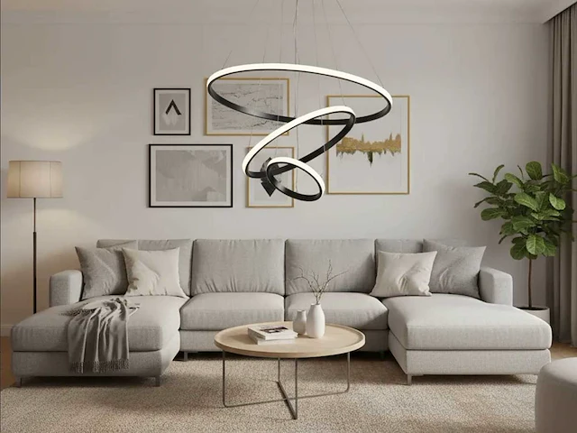 Aurelia 360 led hanglamp zwart - afbeelding 5 van  5
