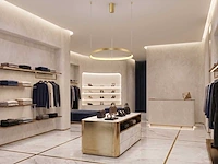 Auren design hanglamp goud 82cm 70w led cct 3 kleur & 3 stappen dimmen(1x) - afbeelding 3 van  6