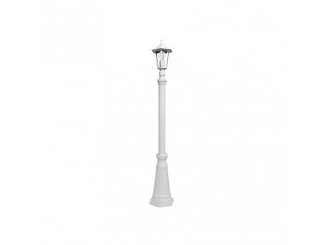 Auriga aluminium buitenvloerlamp, 1xe27 wit - afbeelding 2 van  4