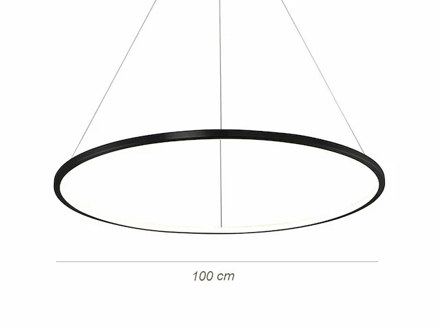 Aurora 100 hang lamp zwart - afbeelding 5 van  9