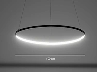Aurora 100 hang lamp zwart