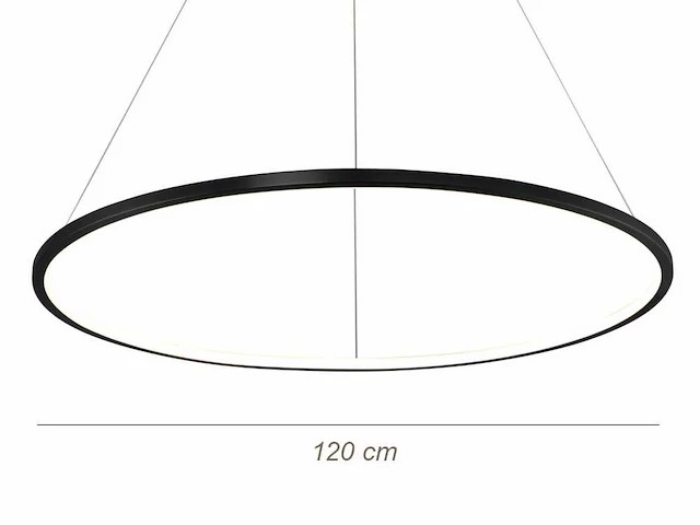 Aurora 120 hang lamp zwart - afbeelding 3 van  12
