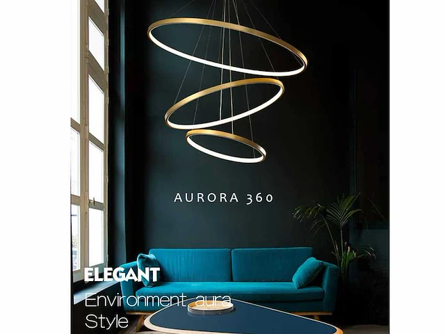 Aurora 360 design armatuur goud - afbeelding 7 van  7