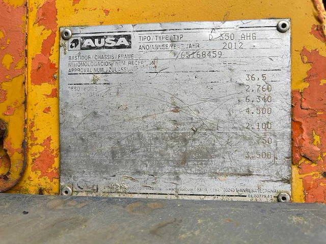 Ausa - d 350 ahg - dumper truck - afbeelding 3 van  21