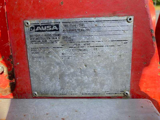 Ausa - d400 ahg - dumper - afbeelding 17 van  19