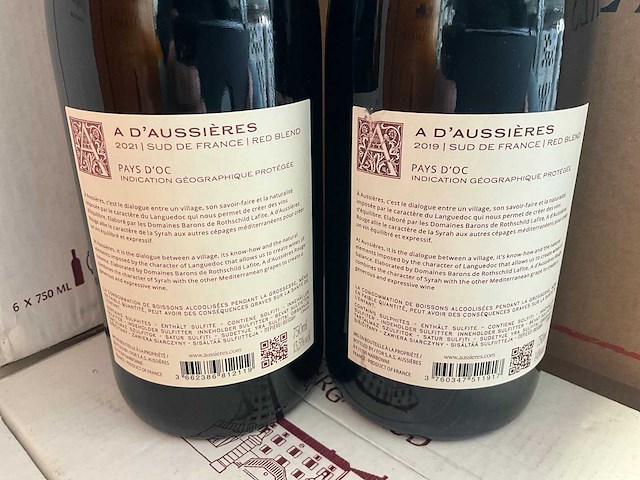 Aussières igp pays d’oc rode wijn (30x) - afbeelding 3 van  4