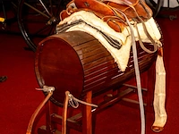 Authentiek chileno huaso-zadel met houten bok - afbeelding 3 van  3
