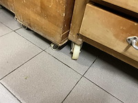 Authentieke bakkerij werkbank - massief - afbeelding 2 van  10