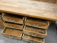 Authentieke bakkerij werkbank - massief - afbeelding 10 van  10
