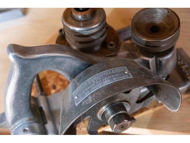 Authentieke belgische mechanische freeskop "arthur grimonprez" (ca. 1920) - afbeelding 4 van  4