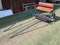 Authentieke ponykoets – 2-wielige recreatiekoets - afbeelding 1 van  5