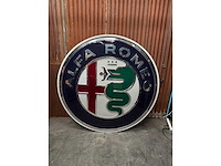 Authentique enseigne lumineuse alfa roméo xxl - various light equipment - afbeelding 1 van  5