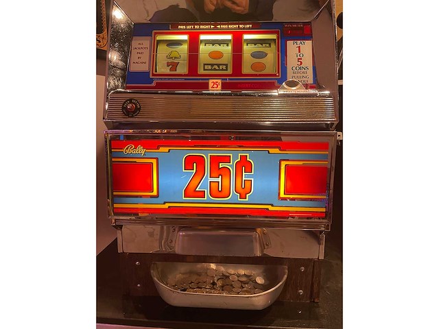 Authentique jackpot americain bally de 1983 - decorative object - afbeelding 5 van  8