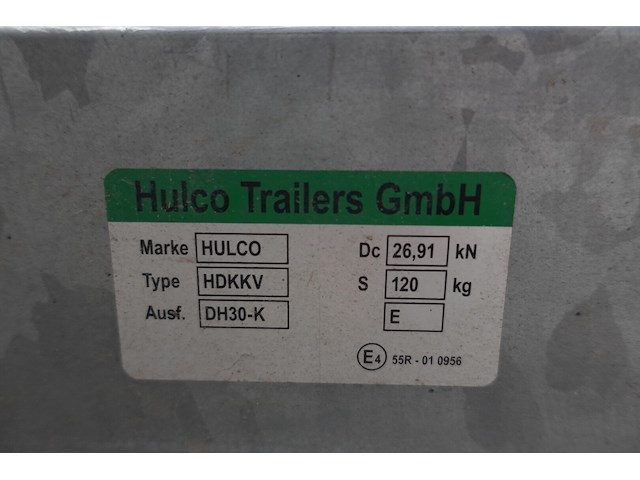 Auto-aanhangwagen hulco - afbeelding 2 van  13