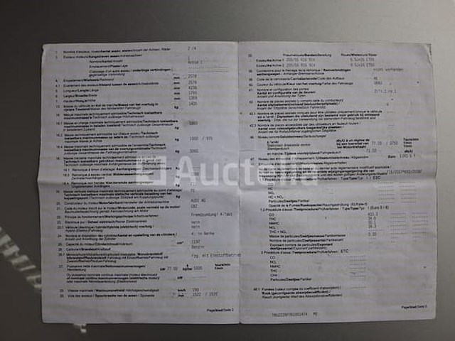 Auto audi a3 cabriolet (2010-359,898 km-vin:truzzz8p7b1001474) - afbeelding 21 van  23