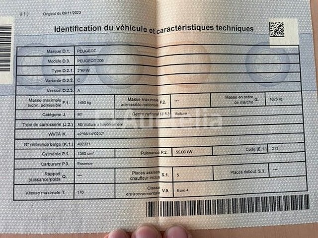 Auto (inbeslagname op straat) peugeot 206 - afbeelding 57 van  60