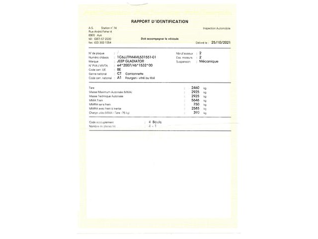 Auto jeep gladiator (2021-134,447 km-vin: 1c6jjtfm4ml531551) - afbeelding 71 van  76