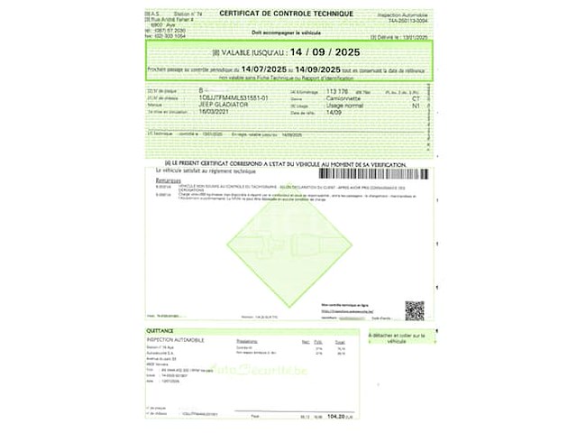 Auto jeep gladiator (2021-134,447 km-vin: 1c6jjtfm4ml531551) - afbeelding 76 van  76