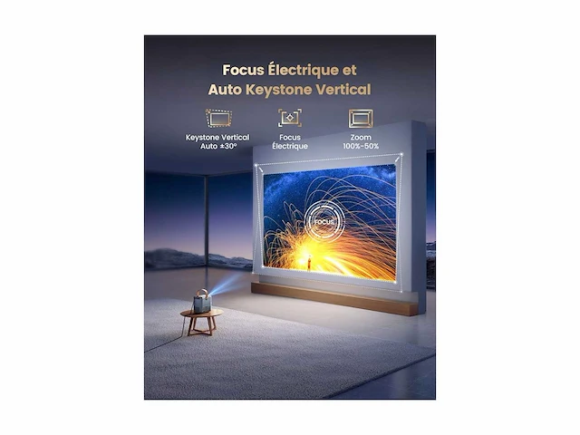 Auto keystone 4k beamer - afbeelding 4 van  9