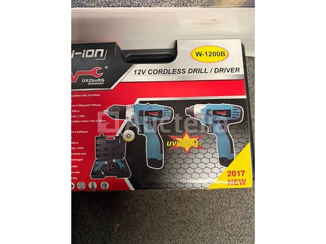 Auto noodkoffer, accu schroevendraaier set en momentsleutel - afbeelding 4 van  4