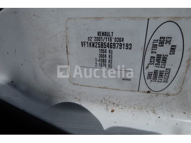 Auto (ongeluk - voor onderdelen) renault kangoo (2012-vin:vf1kw25b546979193) - afbeelding 47 van  58