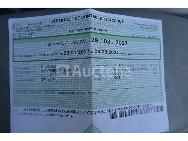 Auto opel crossland x (2018-115,612 km)(vin:w0v7h9ed0j4156014) - afbeelding 60 van  64