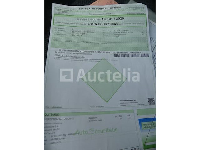 Auto peugeot 206+ (2010-93,338 km-vin:vf32mhfxa9y166539) - afbeelding 28 van  30
