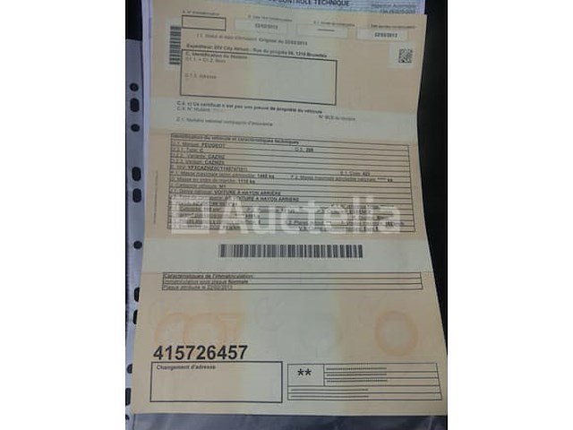 Auto peugeot 208 (2013-77,781 km-vin:vf3cazmz0ct145747) - afbeelding 22 van  24