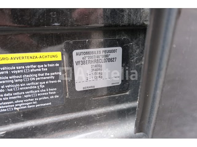 Auto peugeot 508 sw (2012-269,799 km-vin:vf38erhr8cl070627) - afbeelding 35 van  52