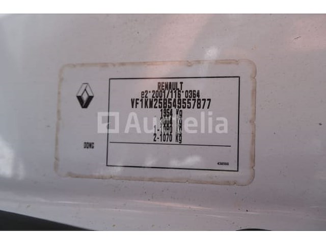 Auto renault kangoo (2013-320.390 km-vin:vf1kw25b549557877) - afbeelding 4 van  45