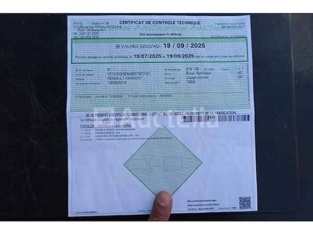 Auto renault kangoo (2013-320.390 km-vin:vf1kw25b549557877) - afbeelding 45 van  45