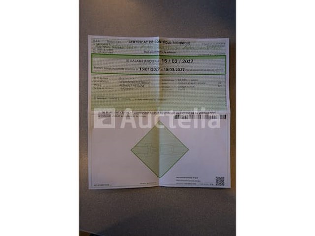 Auto renault mégane (2017-45,424 km-vin:vf1rfb00557557890) - afbeelding 2 van  44