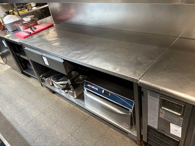 Auto shaam werktafel met warmhoudlade - afbeelding 3 van  3