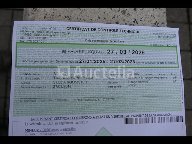 Auto skoda roomster (2012-110.147 km-vin:tmbnl65joc7035280) - afbeelding 32 van  47