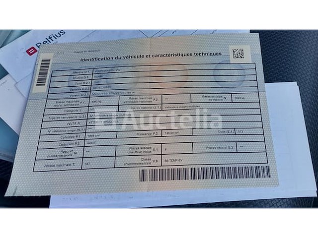Auto volkswagen kombi t6-d (2019-322,780 km-vin:wv2zzz7hzkh122522) - afbeelding 14 van  15