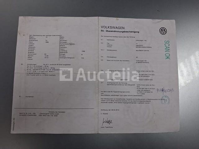 Auto volkswagen nieuwe kever cabriolet (2004-264,978 km-vin:wvwzzz1yz4m341809) - afbeelding 9 van  21