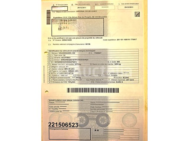 Auto volkswagen passat estate (2011-291,315 km)(vin: wvwzzz3czce093270) - afbeelding 35 van  42