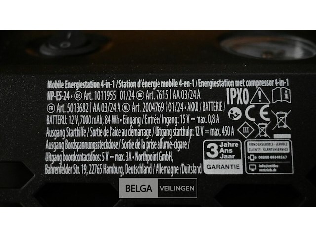 Auto xs mobiele energiestation 4-in-1 - afbeelding 4 van  5