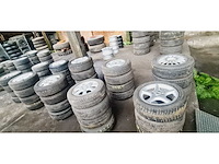 Autobanden met aluminium velgen 10x4 - afbeelding 6 van  11