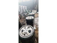 Autobanden met aluminium velgen 13x4 - afbeelding 6 van  20